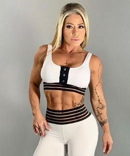 Miniatura: Top Sue - Branco Tule Preto