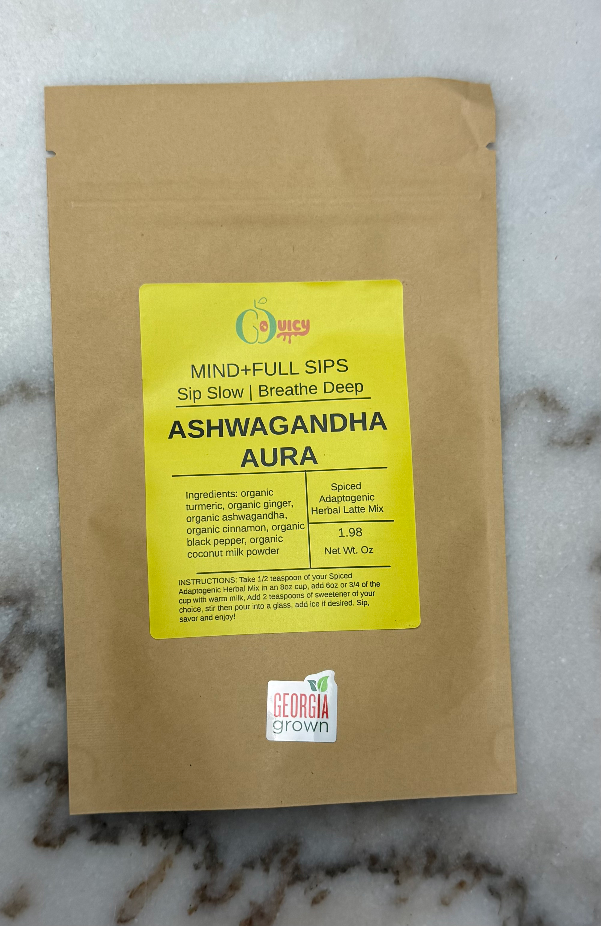 Ashwagandha Aura - Spiced Adqptogenic Latte