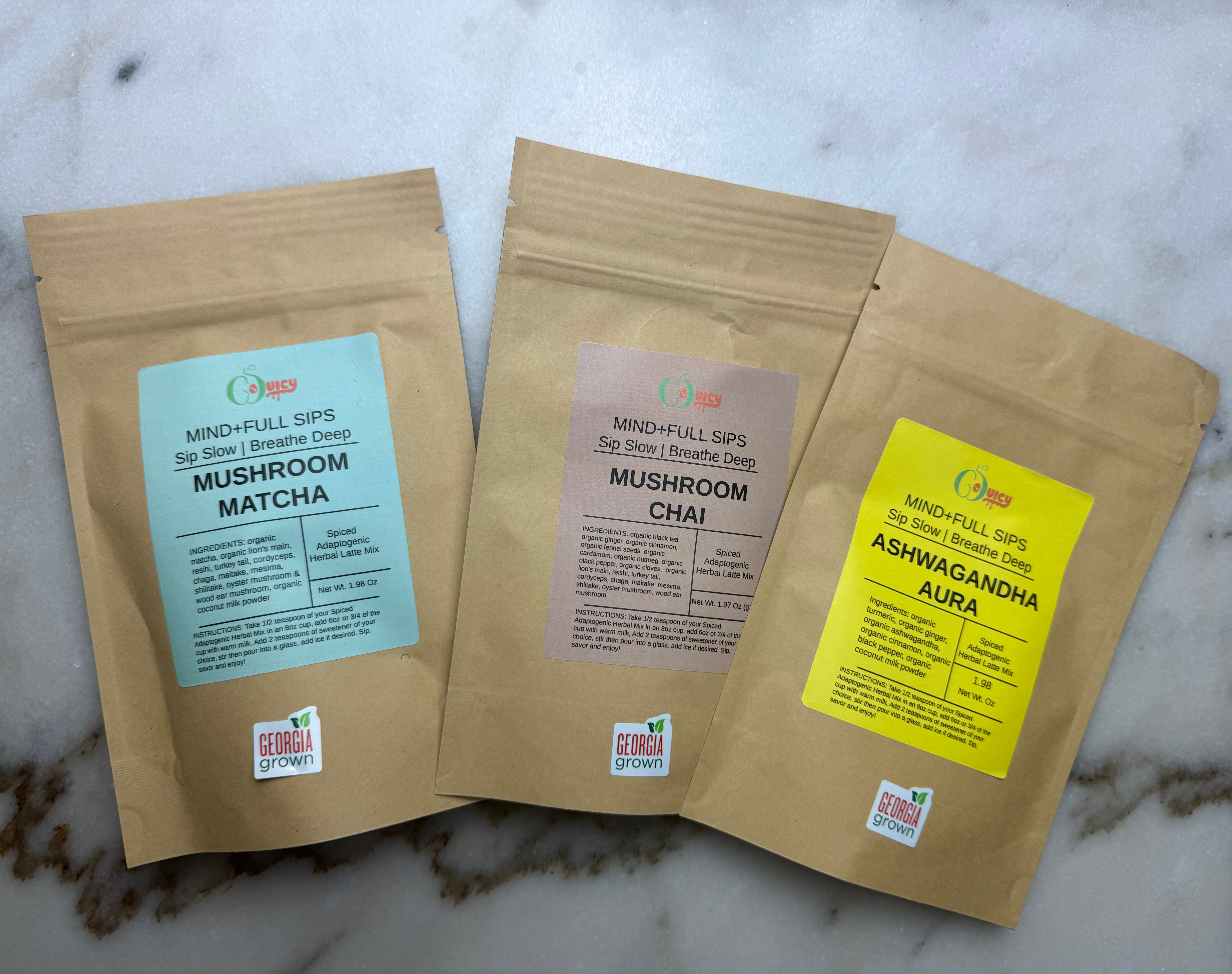 Three pack of Spiced Adapotgenic Lattes