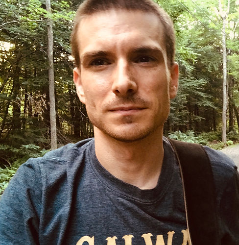 Tyler Mahard. Photo from recording session for Norfolk Sessions, Vol. 1 (Noelle & Tyler)