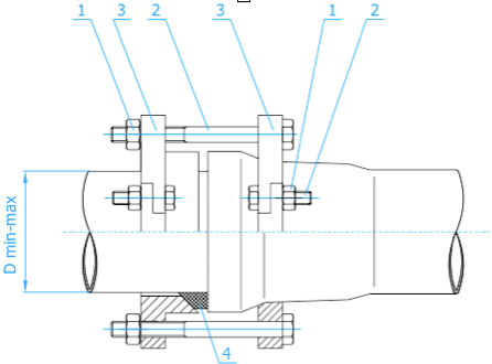 Technical drawing for Aquafitting Spigot Joint.