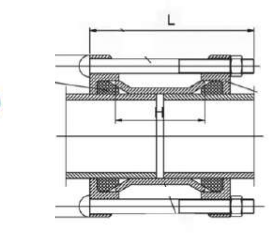 Technical drawing for Aquafitting Maxi Range Coupling.