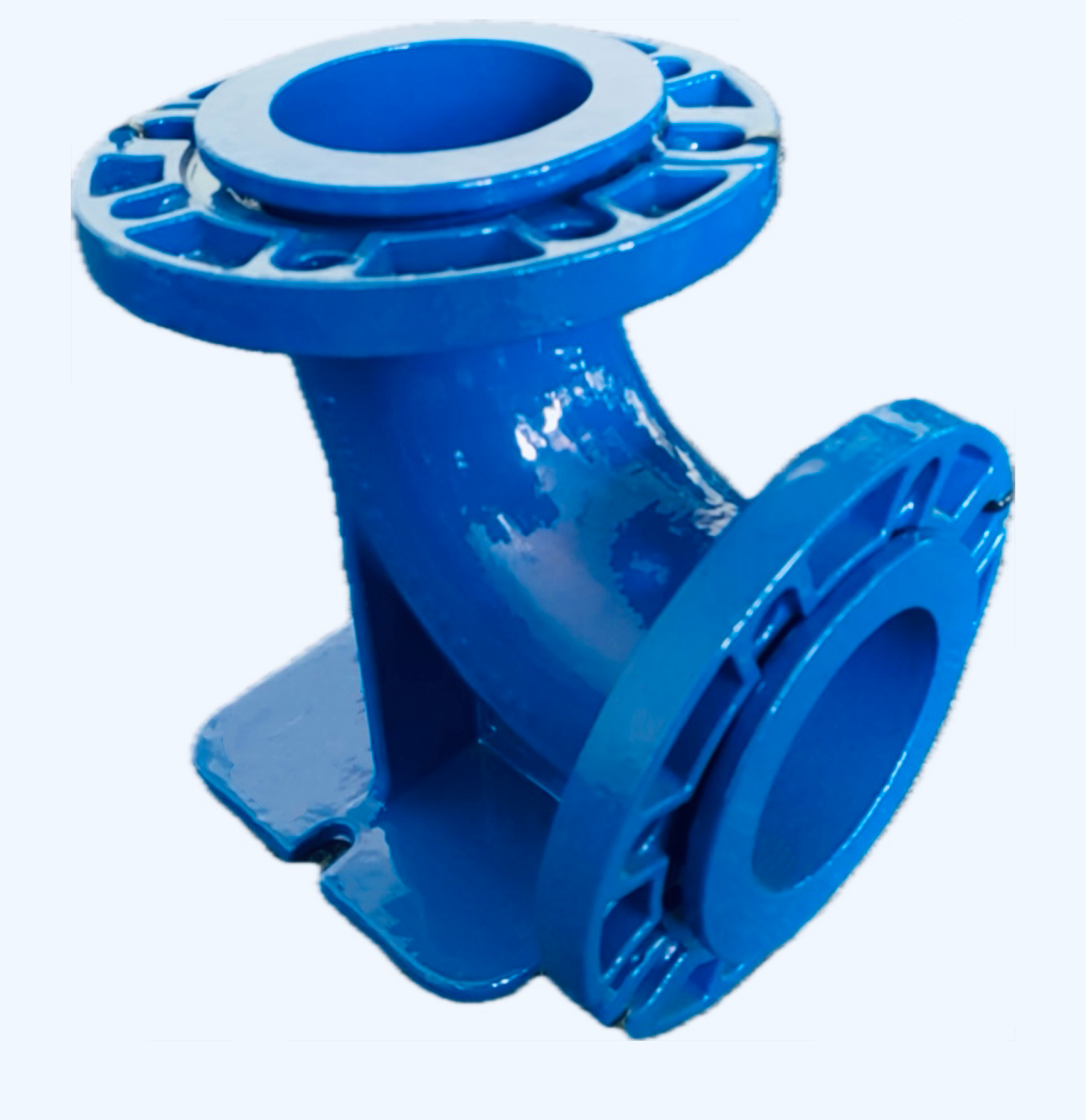 Double Flanged 90° Duck Foot Bend