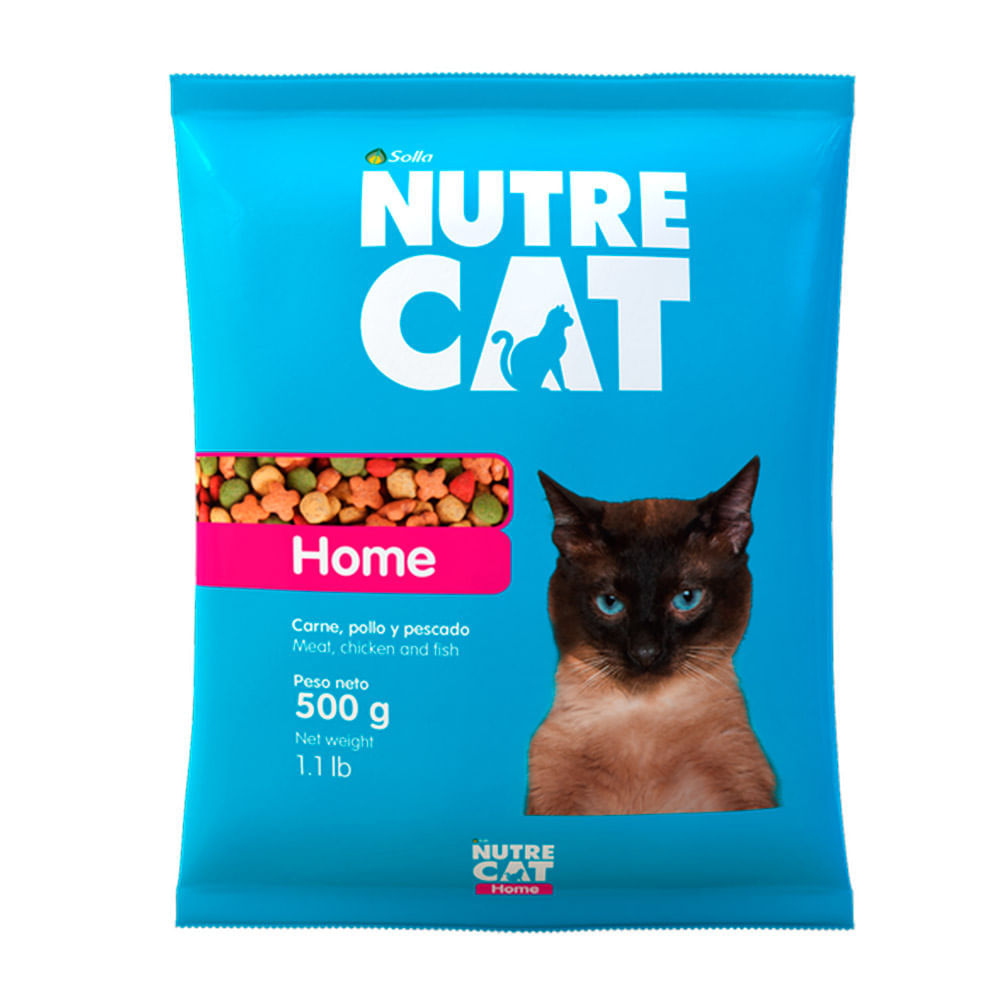 Nutrecat Home (Carne, Pollo y Pescado) 500g