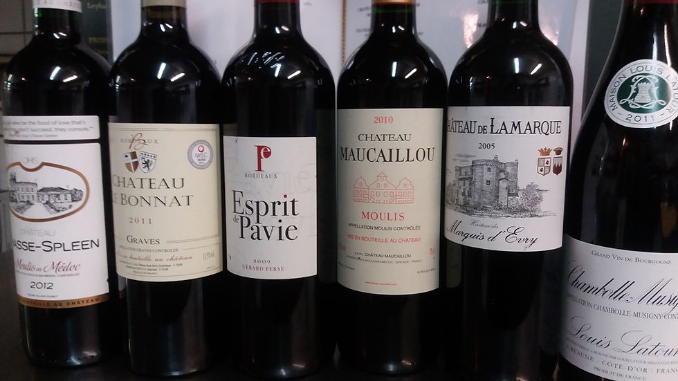 Vins rouges
