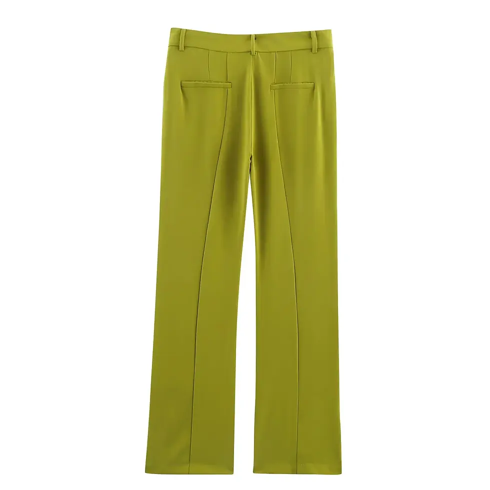 Thumbnail: KONDALA 2025 Fall Winter Elegant Green Office Lady Suits Fashion Sashes Shrug