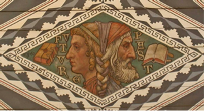 Двуликий Янус как бог-покровитель международной политики.