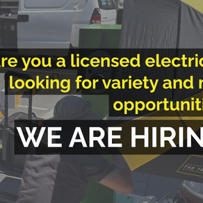 Are you a licensed electrician looking for variety and new opportunities? We are hiring.