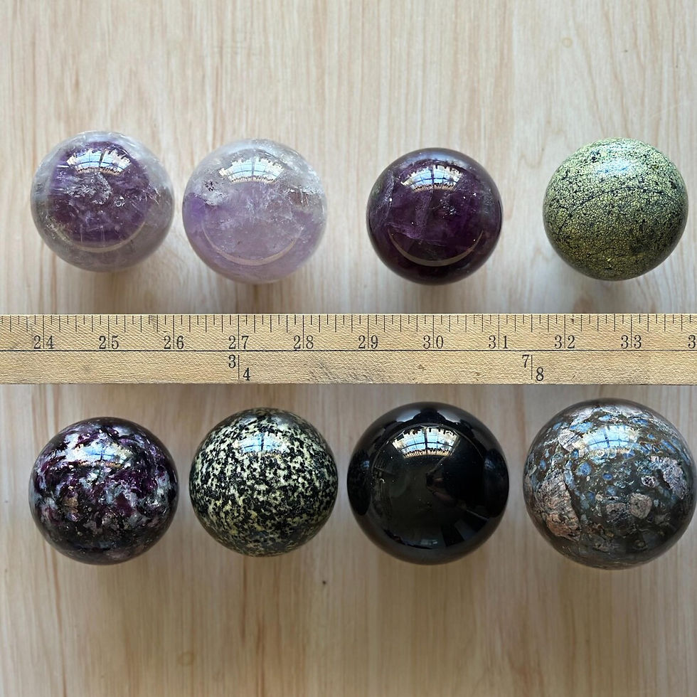 Thumbnail: Que Sera Blue Liberite Sphere