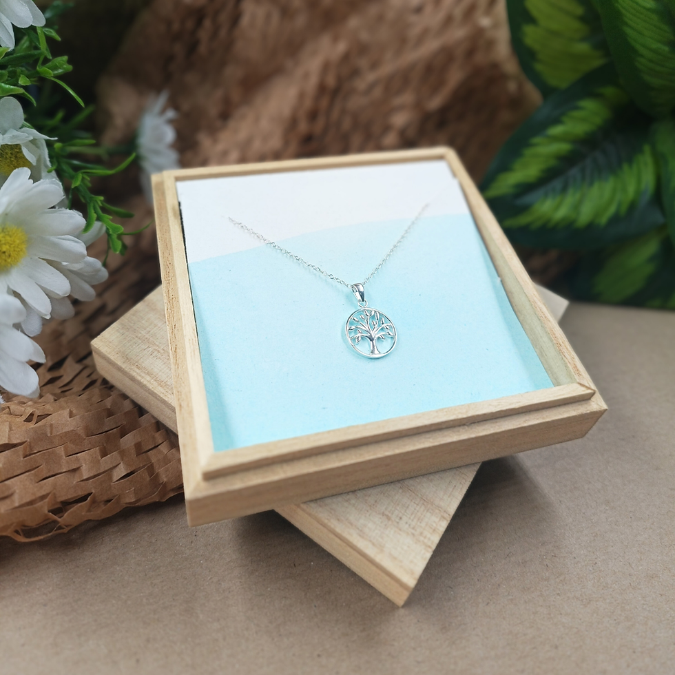 Thumbnail: Sterling Silver Tree of Life Necklace