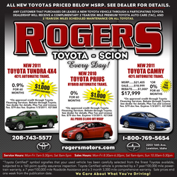 Rogers Newpaper Ad