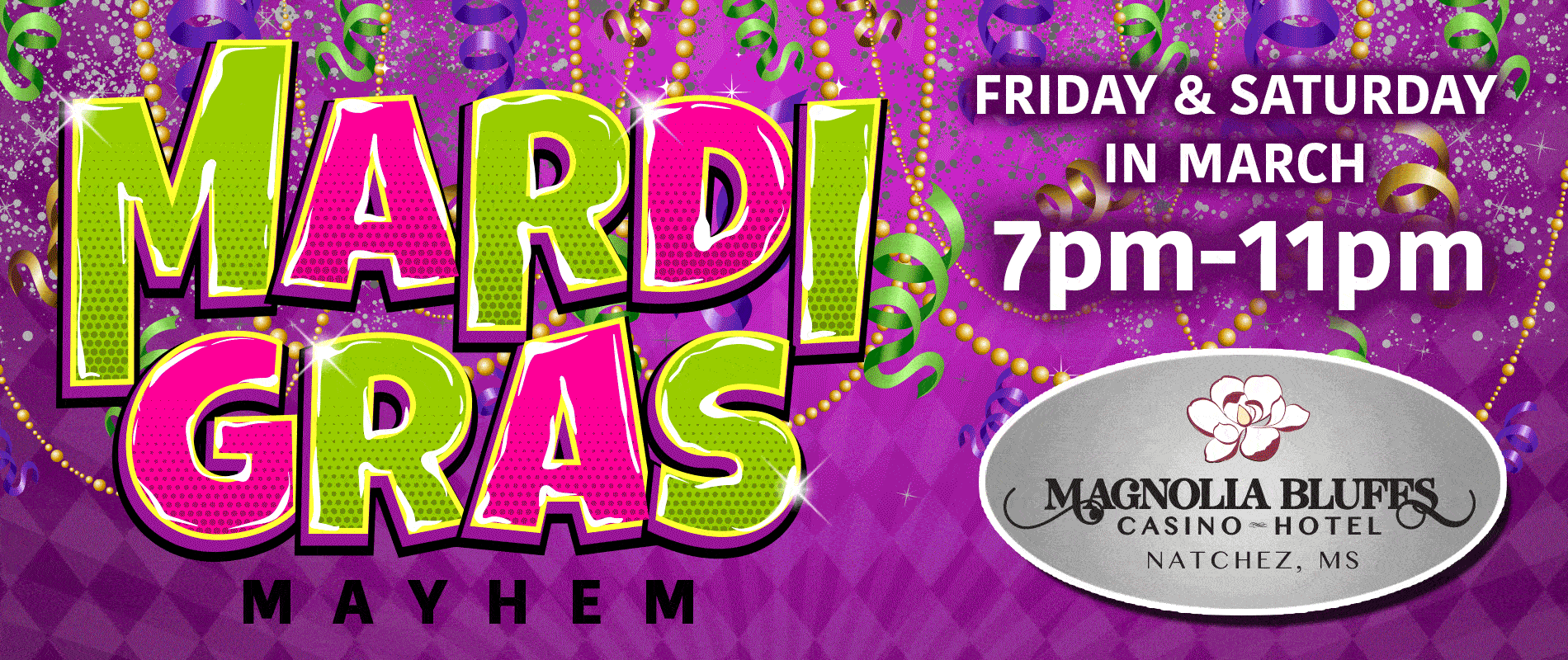 Mardi Gras Mayhem Promotion