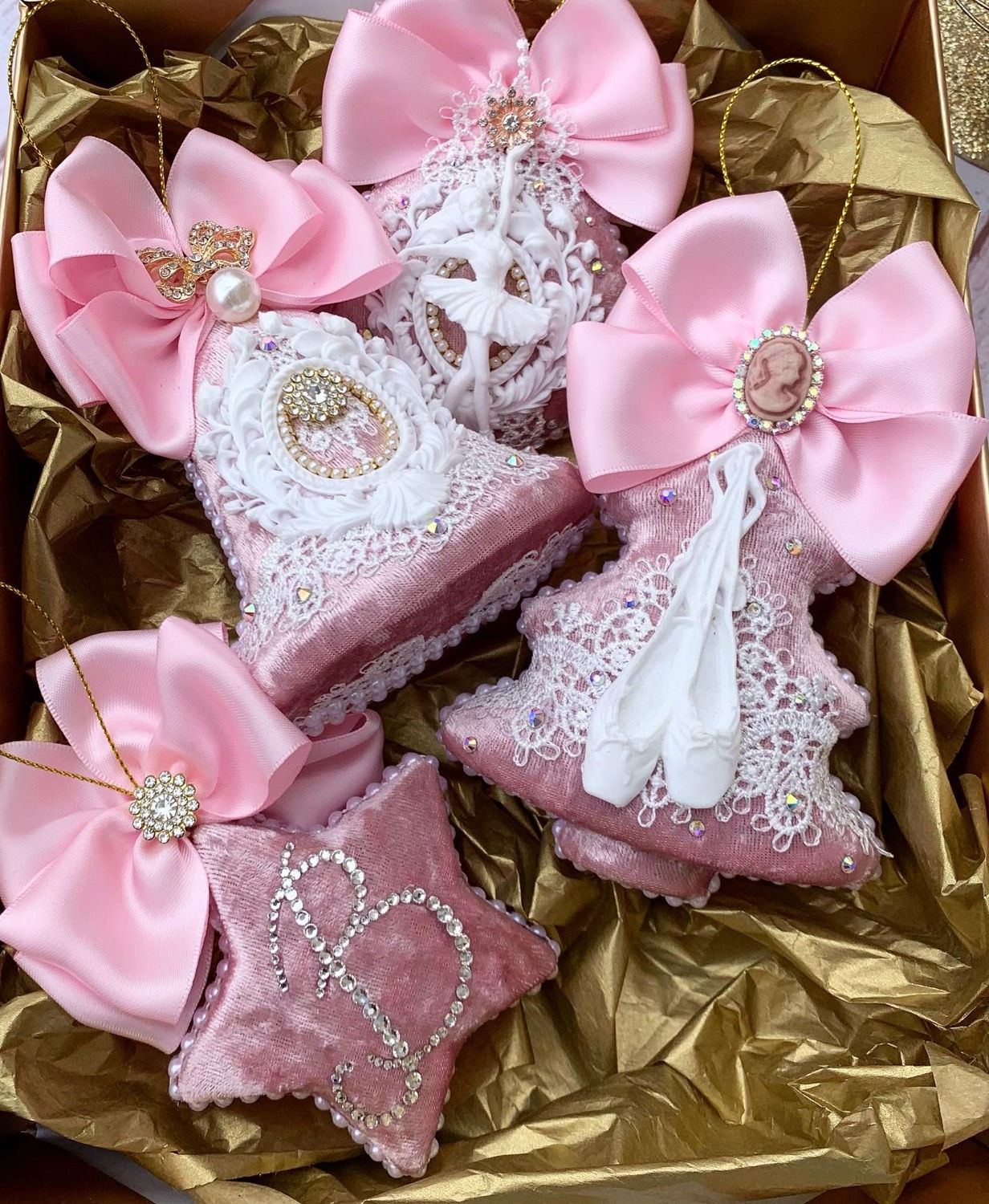 Set of Christmas ornaments “Ballet”