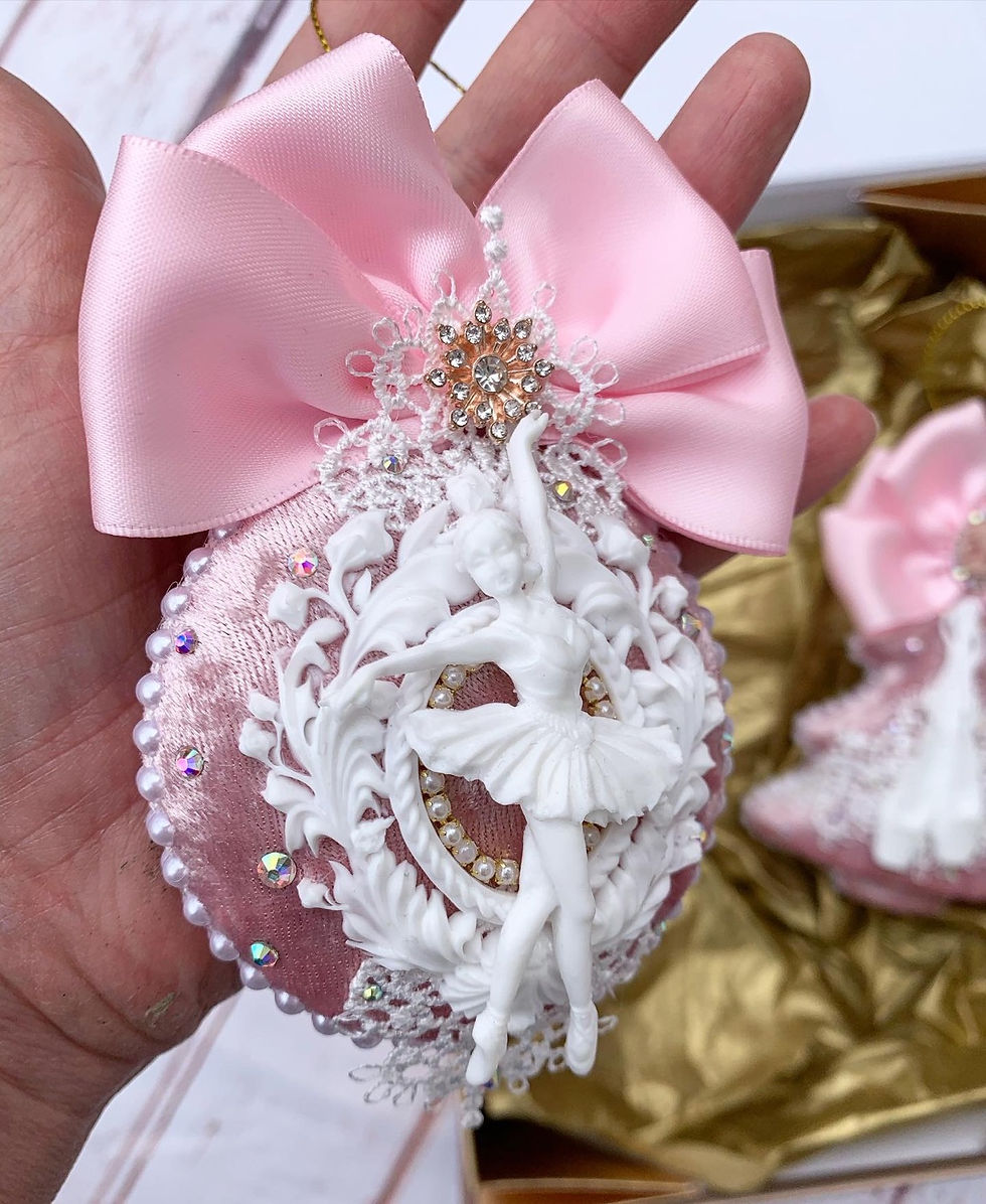 Thumbnail: Set of Christmas ornaments “Ballet”