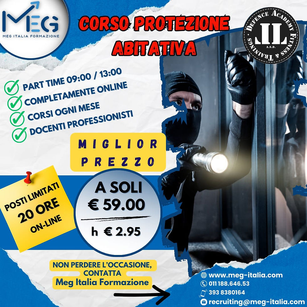 CORSO ON-LINE DI DIFESA ABITATIVA