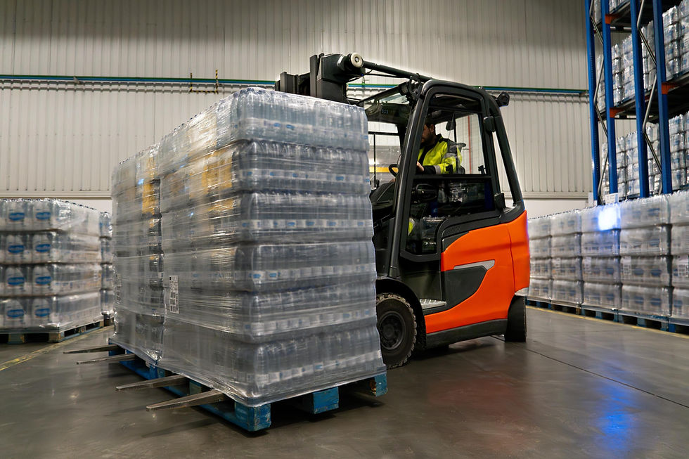 A variety of pallets with different weight limits