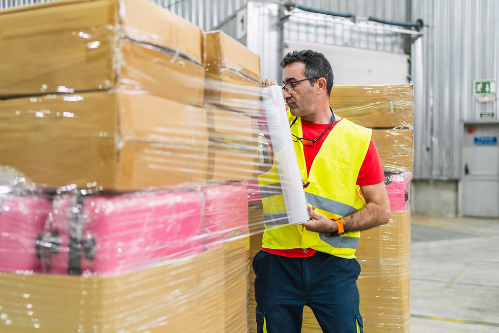 Wrapping pallets is the best way to ensure their safety