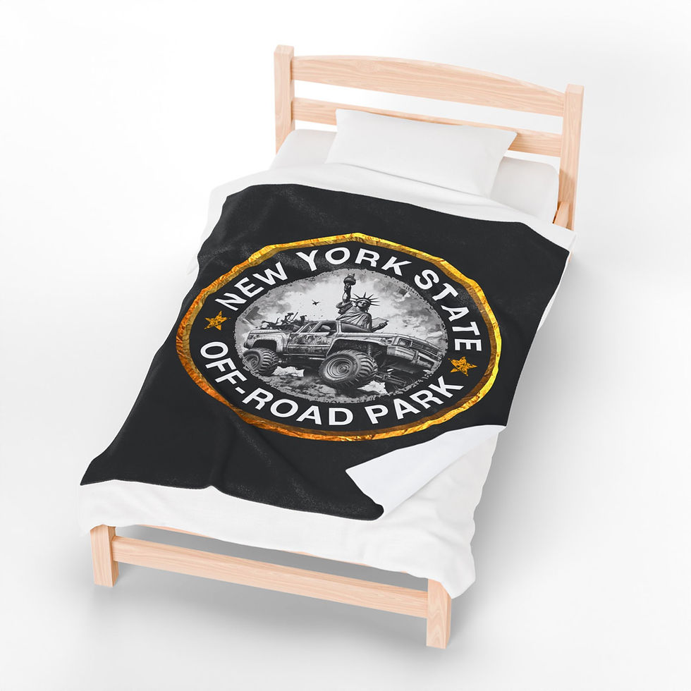 Thumbnail: New York Off-Road Park Velveteen Plush Blanket