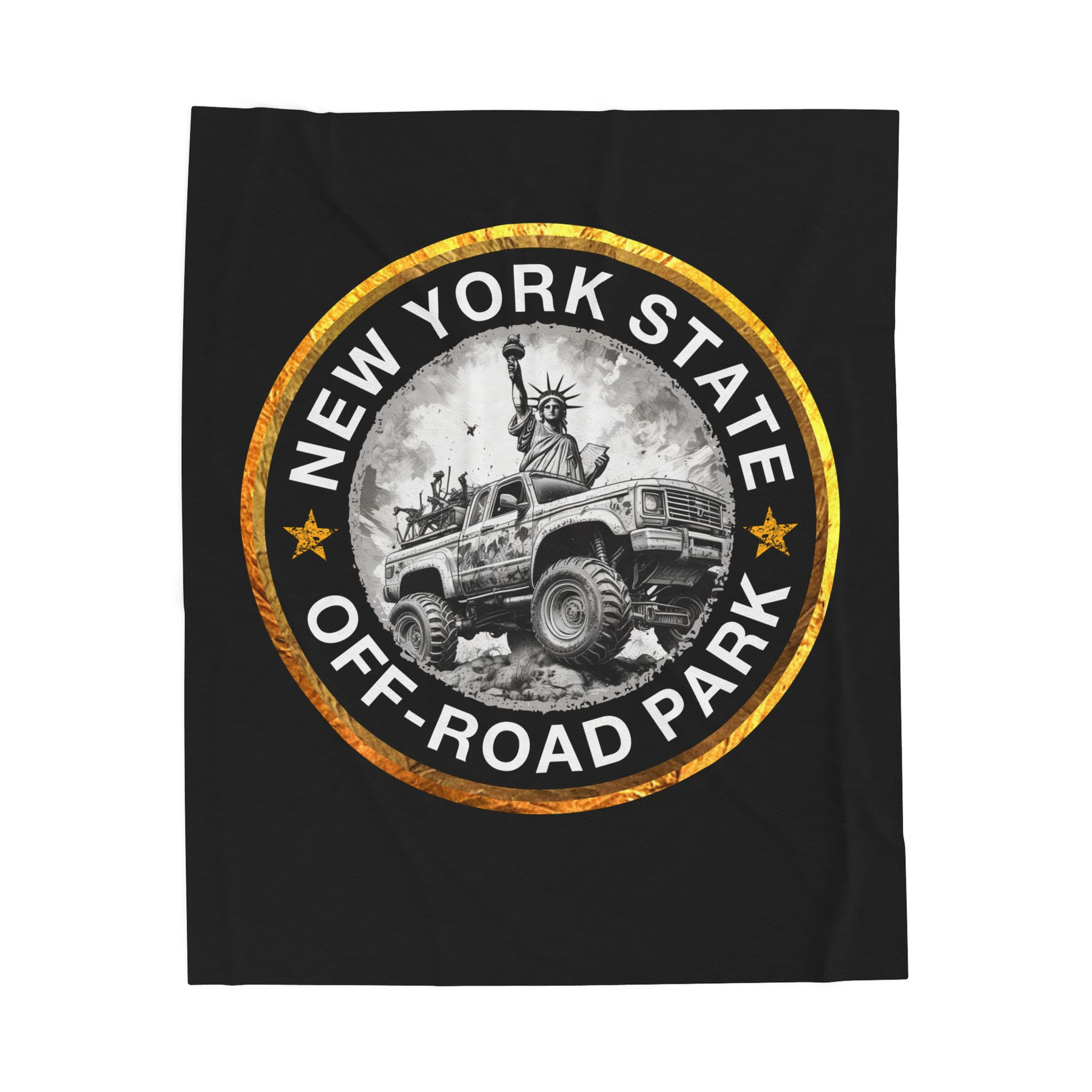 New York Off-Road Park Velveteen Plush Blanket