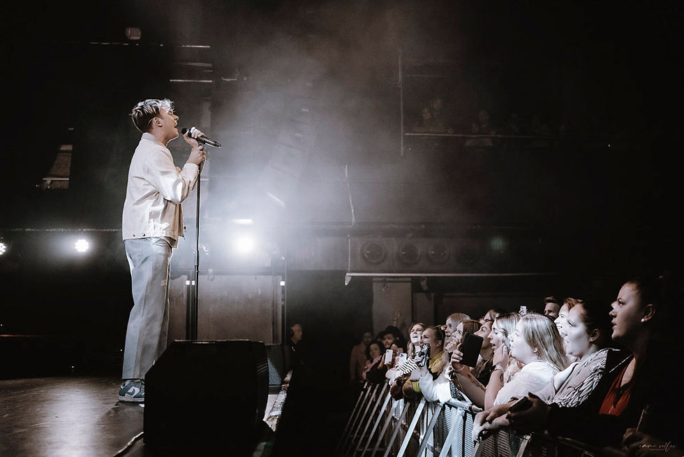Conor Maynard photographed by Emmi Sollie at Rockefeller in Oslo, Norway.