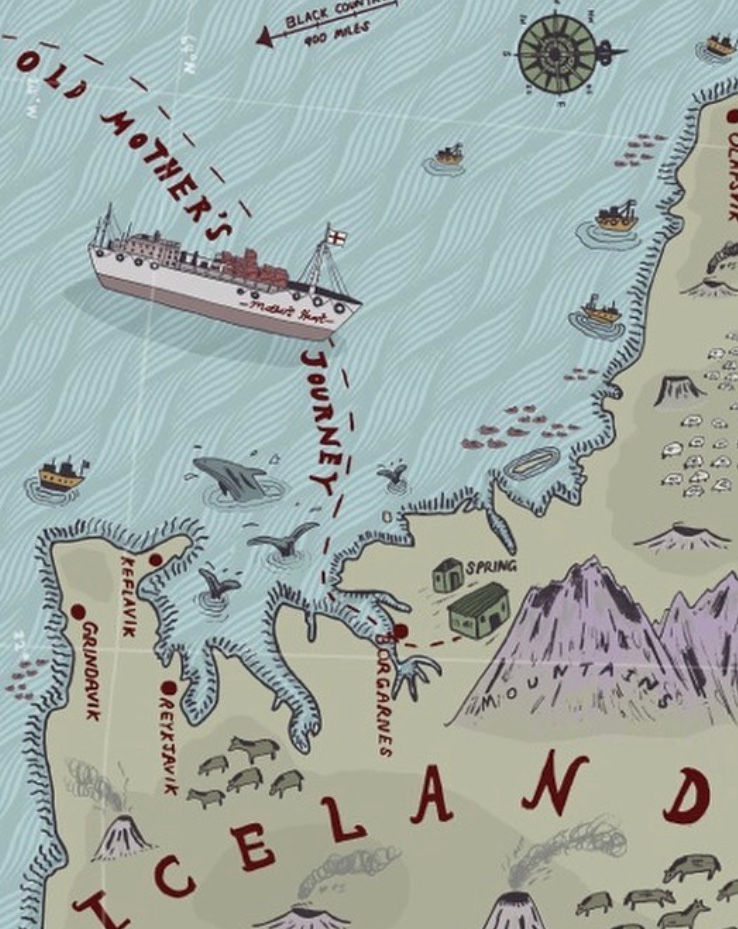 Iceland Gin - Commissioned by Waitrose Food Illustrated