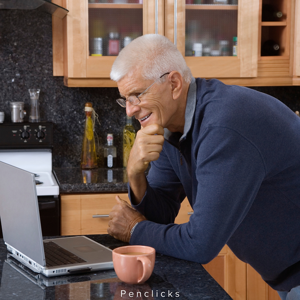 small business owner laptop
