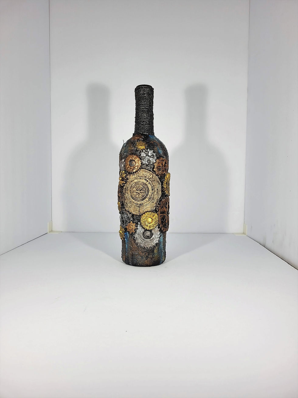 Steampunk Gears bottle