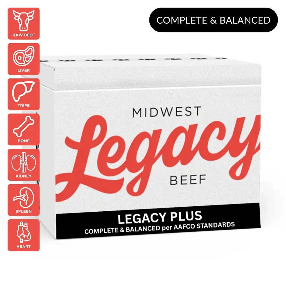 Thumbnail: Midwest Legacy Beef- Complete and Balanced- 5 lb Rolls