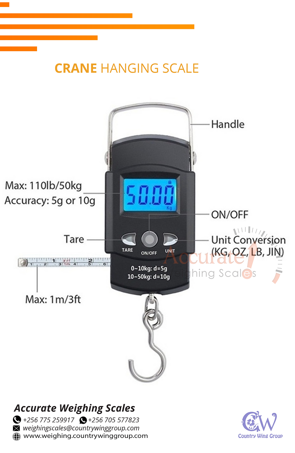 pocket digital LCD Travel Hook weighing Scales for luggage