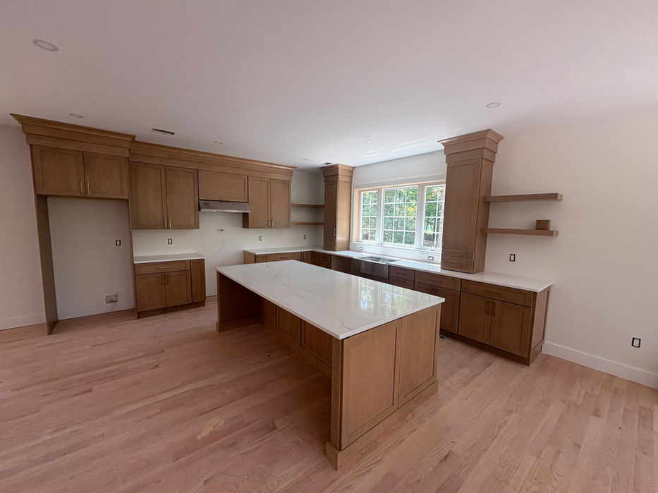 Home Remodeling of a Modern Luxury Kitchen located in Denville NJ by Promar Builders
