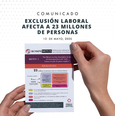 Exclusión laboral afecta a 23 millones de personas