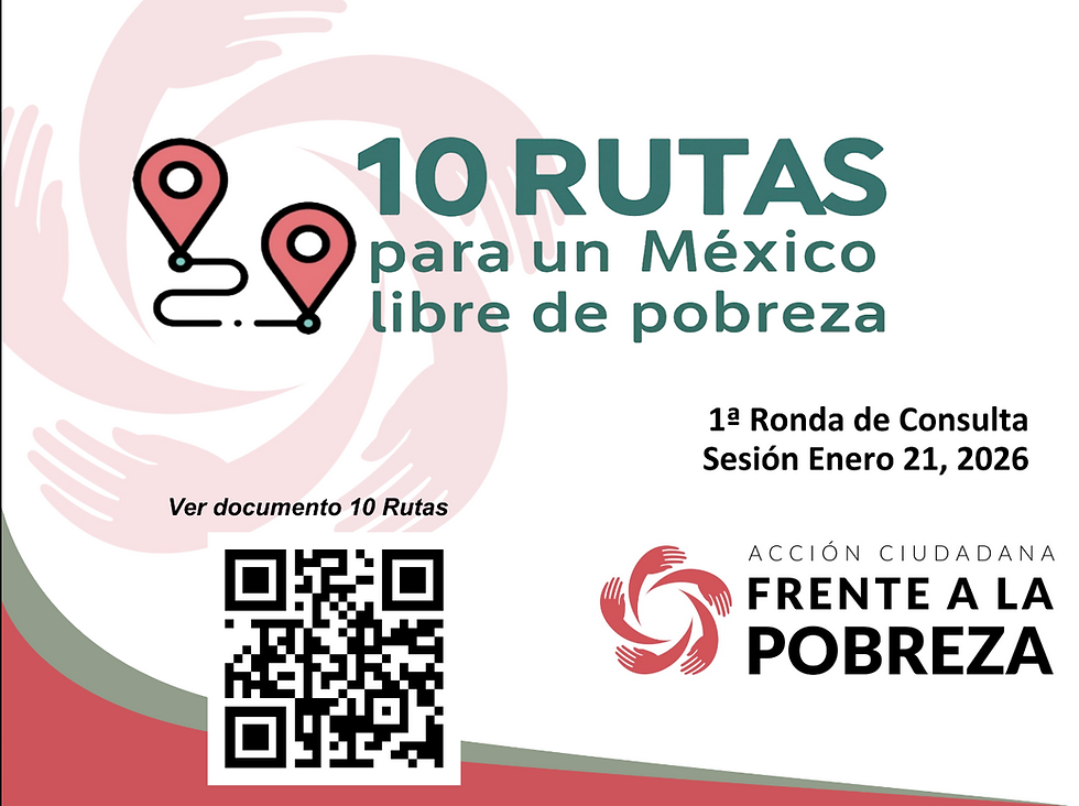 10 Rutas para un México libre de pobreza: Una hoja de ruta hacia la justicia social