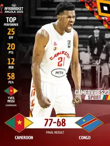 Qualification des lions indomptables du Basket