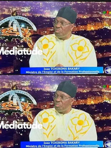 Issa Tchiroma Bakary, ministre de l'emploi et de la formation professionnelle au journal de 20h30 de la Crtv dit 🥲: