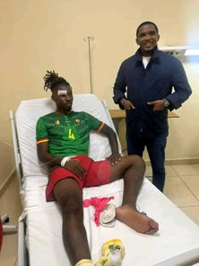 Samuel Eto'o est allé rendre visite à Christopher Wooh.⚽️