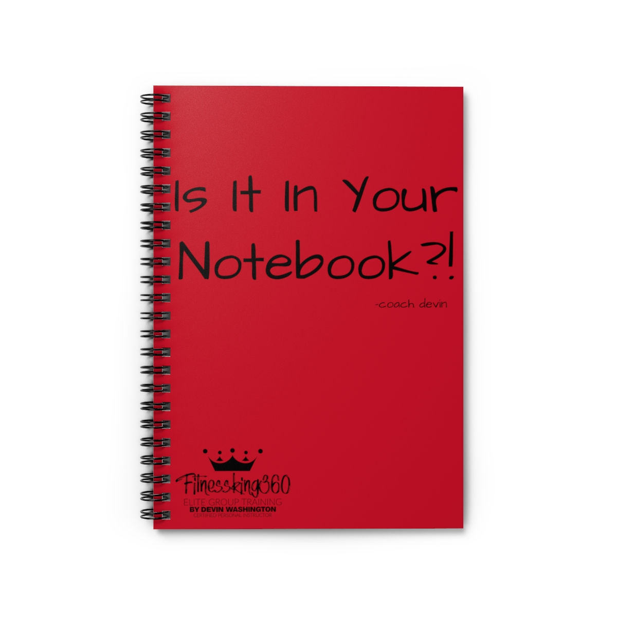 Is It In Your Notebook-Notebook Red