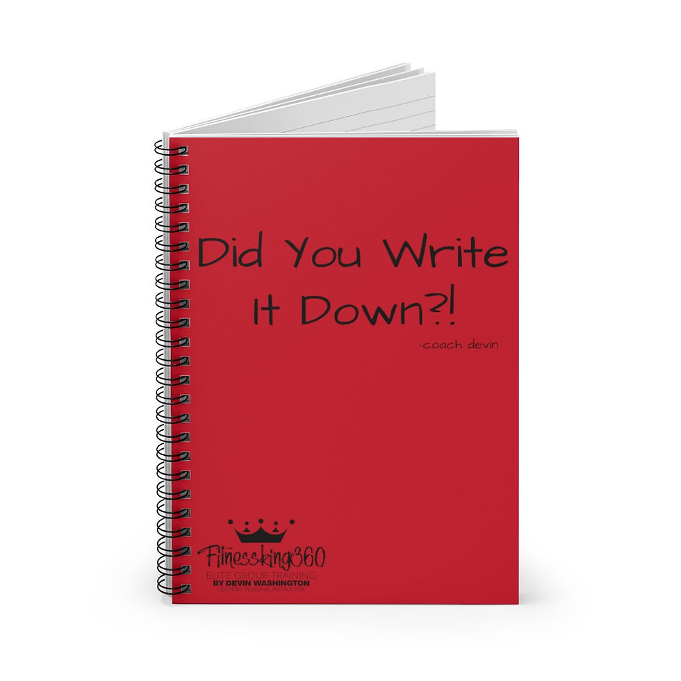 Thumbnail: Did You Write It Down-Notebook Red