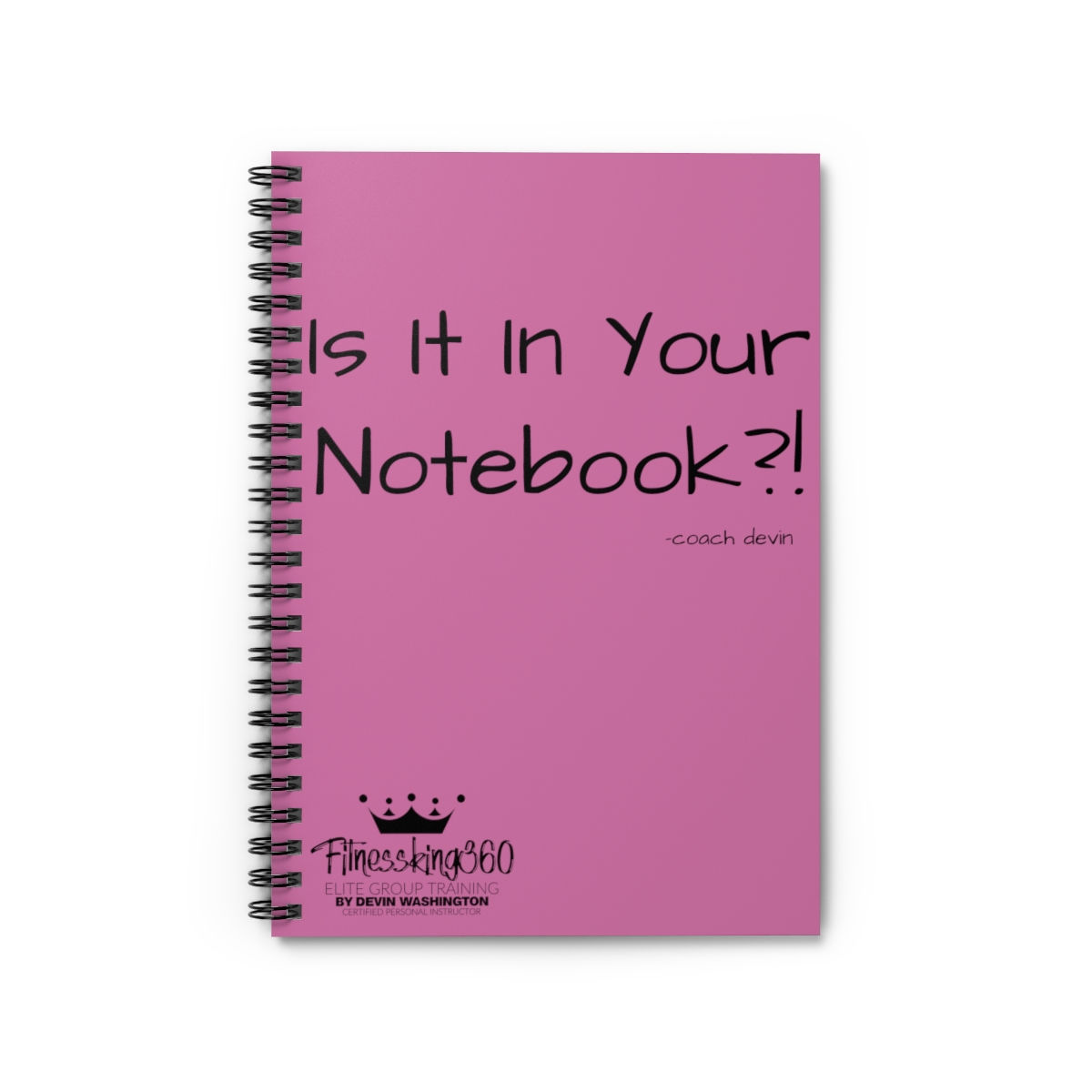 Is It In Your Notebook-Notebook Pink