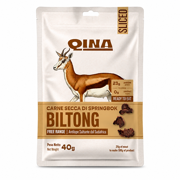 Qina Springbock Biltong 40G
