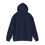 Thumbnail: Land of 10,000 Flannels Hooded Sweatshirt (Blue and Brown)