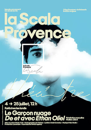 Le Garçon nuage à La Scala Provence avec Ethan Oliel, révélation aux Molières