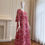 Thumbnail: 3D Pink Women Flowers Dress