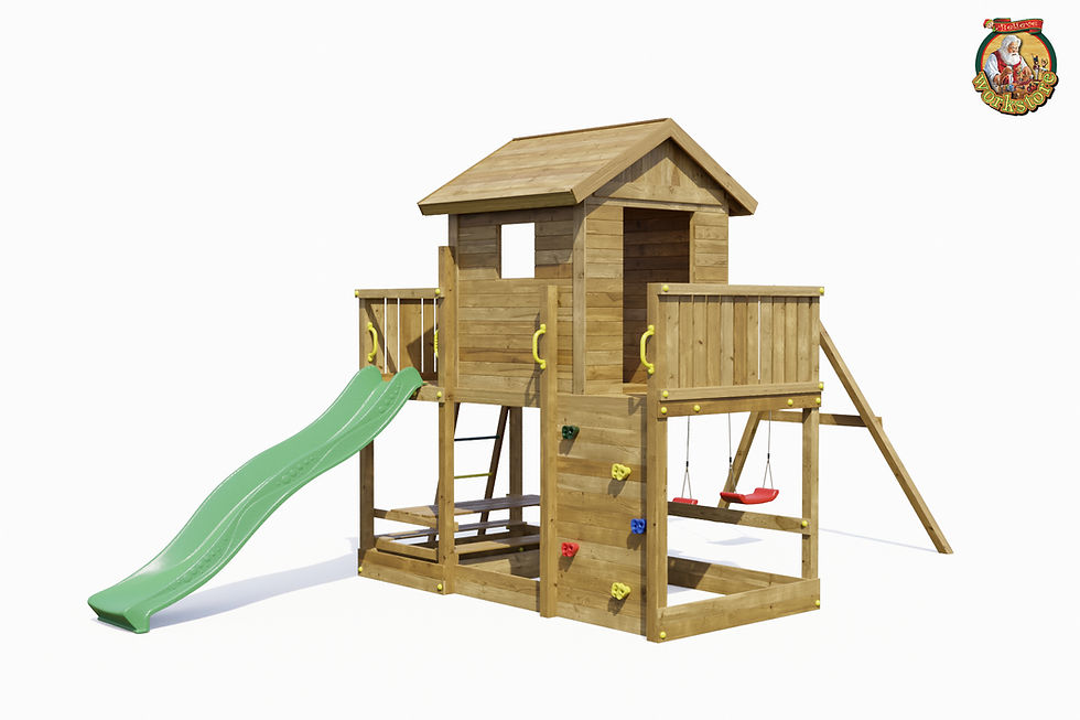 Μικρογραφία: Δεντρόσπιτο Παιδική χαρά "Mars"8 σε 1,με Σπιτάκι & πικ νικ κωδ. FS08020 www.worldfamilytime.com