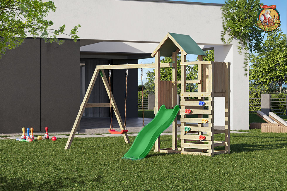 Νέα Παιδική χαρά  "Chester Βεράντα" 5 σε 1,με διπλό επίπεδο κωδ. FS08340 www.worldfamilytime.com