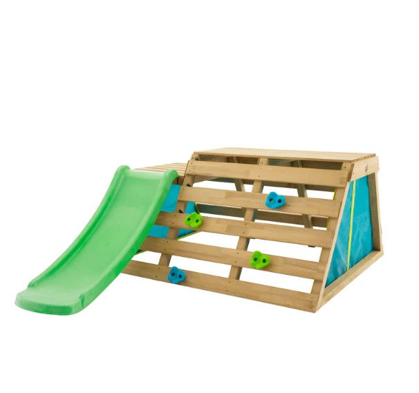 Μικρογραφία: Βρεφικό Σέτ Ξύλινο καταφύγιο τσουλήθρα ,Σκηνή + αναρρίχηση από 18μην. Κωδ. T679P   www.worldfamilytime.com