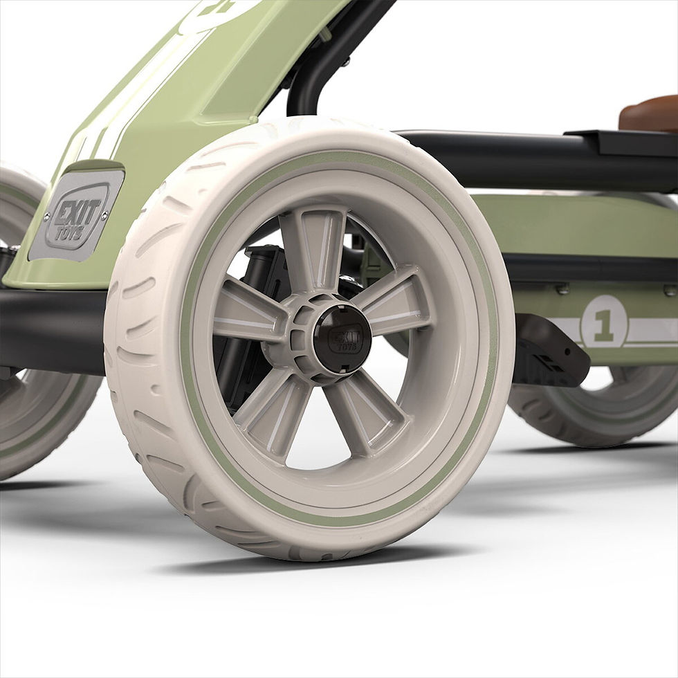 Μικρογραφία: Exit Go-Kart Foxy Pedal-Retro Green M85εκ.( 2 ως 5χρ.) κωδ. EX 23106000, worldfamilytime.com