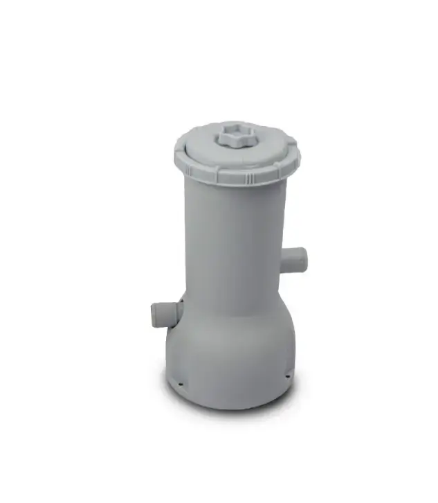 Μικρογραφία: Μεγάλη Πισίνα Γκρι  625εκ./Β122εκ. Αντλία φίλτρου Κασέτας κωδ.EX30225320 worldfamilytime.com