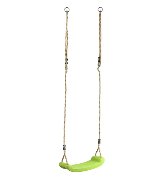 Κούνια πλαστική σε χρώμα λαχανί με σχοινιά Κωδ. SH53101 www.worldfamilytime.com