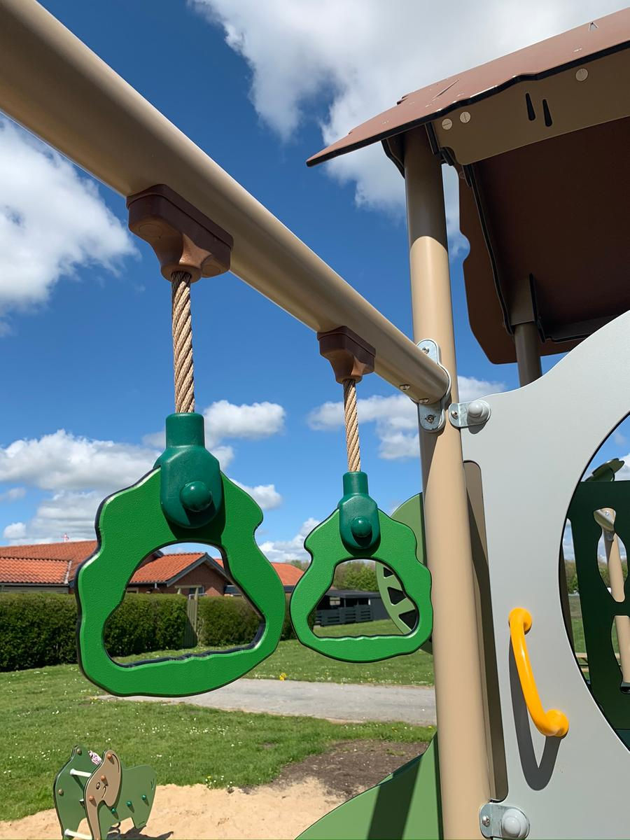 Μικρογραφία: Επαγγελματική παιδική χαρά "Lumka" με αναρρίχηση,τσουλήθρα,καλύβα Κωδ. LDEX143 www.worldfamilytime.com