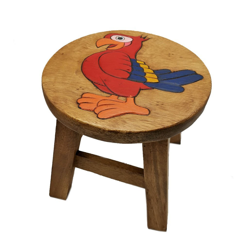 Ζωγραφιστό παιδικό σκαμπό "Παπαγάλος" κωδ.ZN132T1